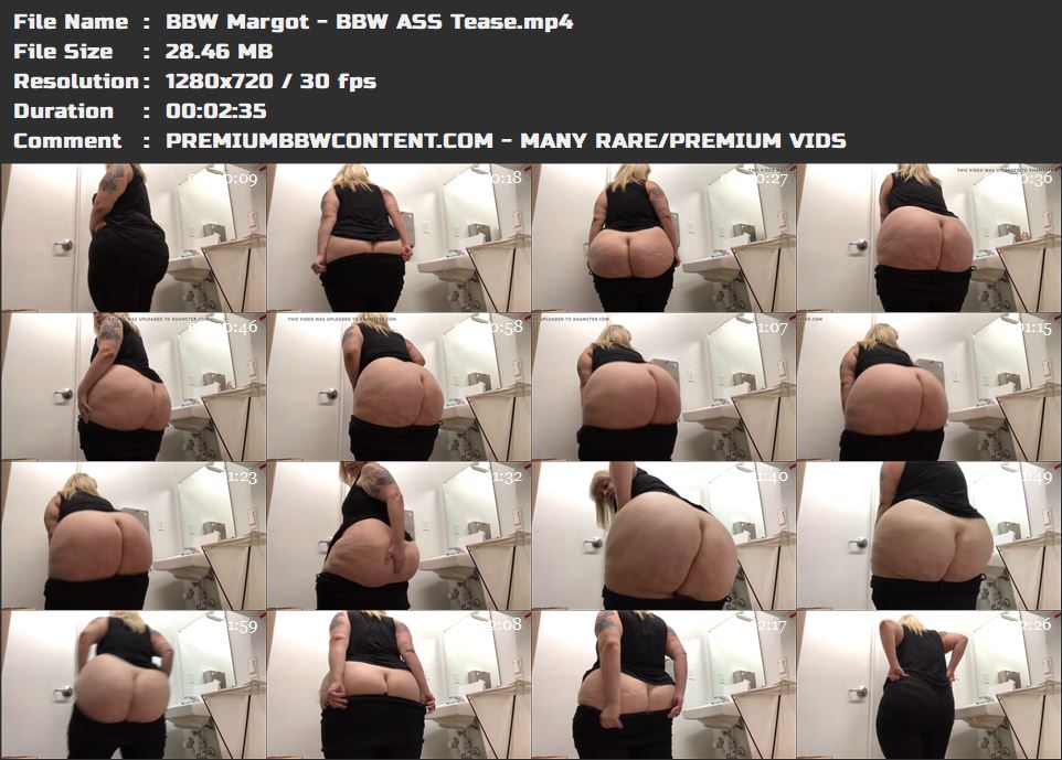 BBW Margot - BBW ASS Tease thumbnails