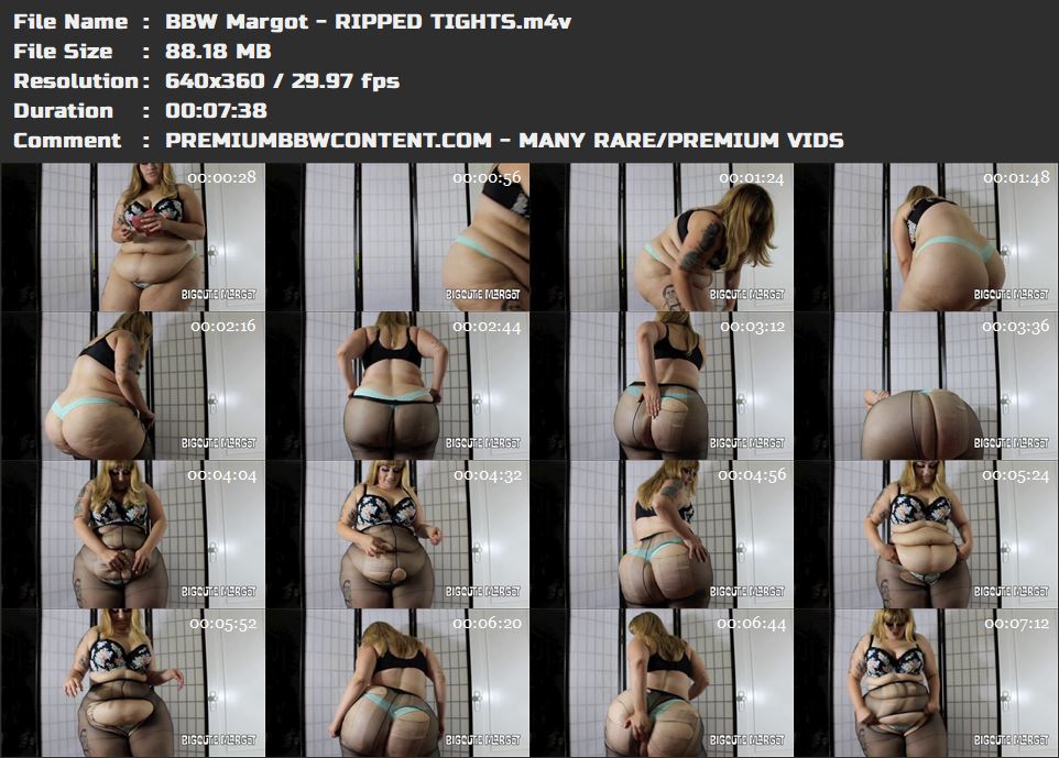 BBW Margot - RIPPED TIGHTS thumbnails