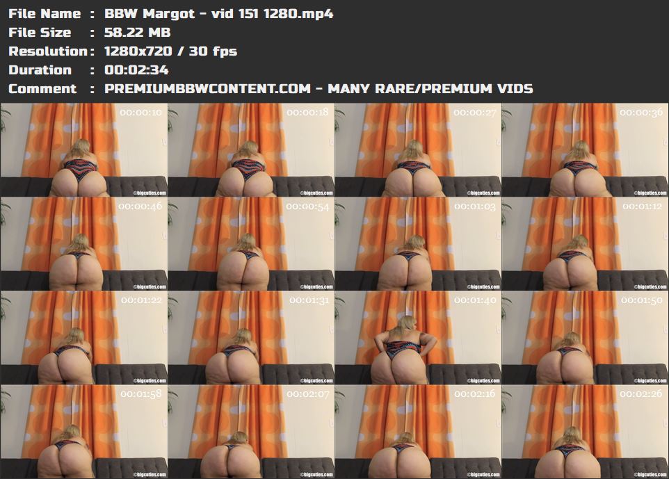 BBW Margot - vid 151 1280 thumbnails