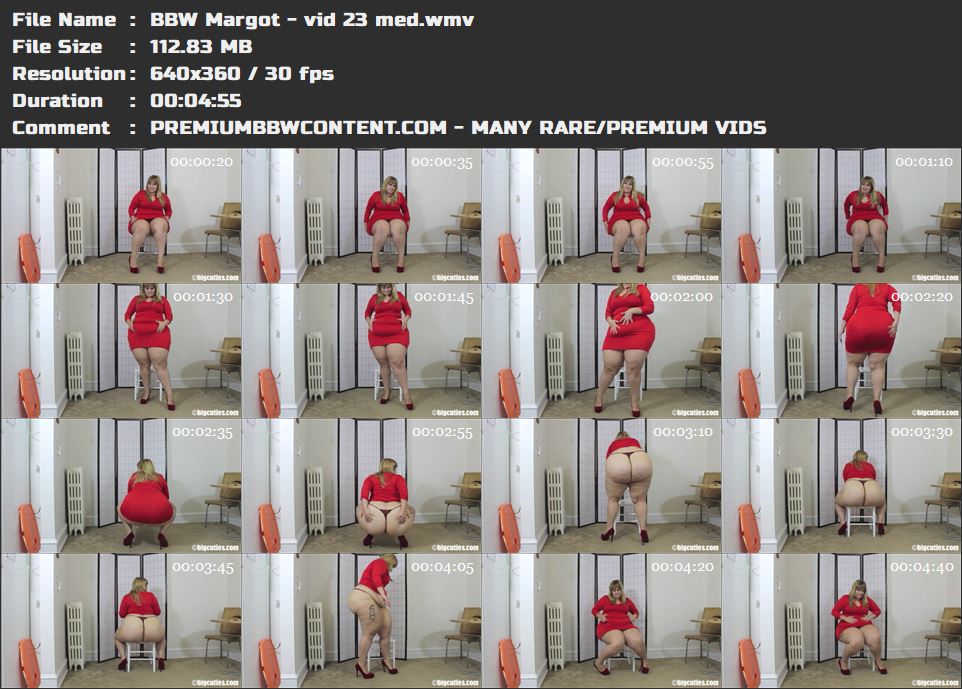 BBW Margot - vid 23 med thumbnails