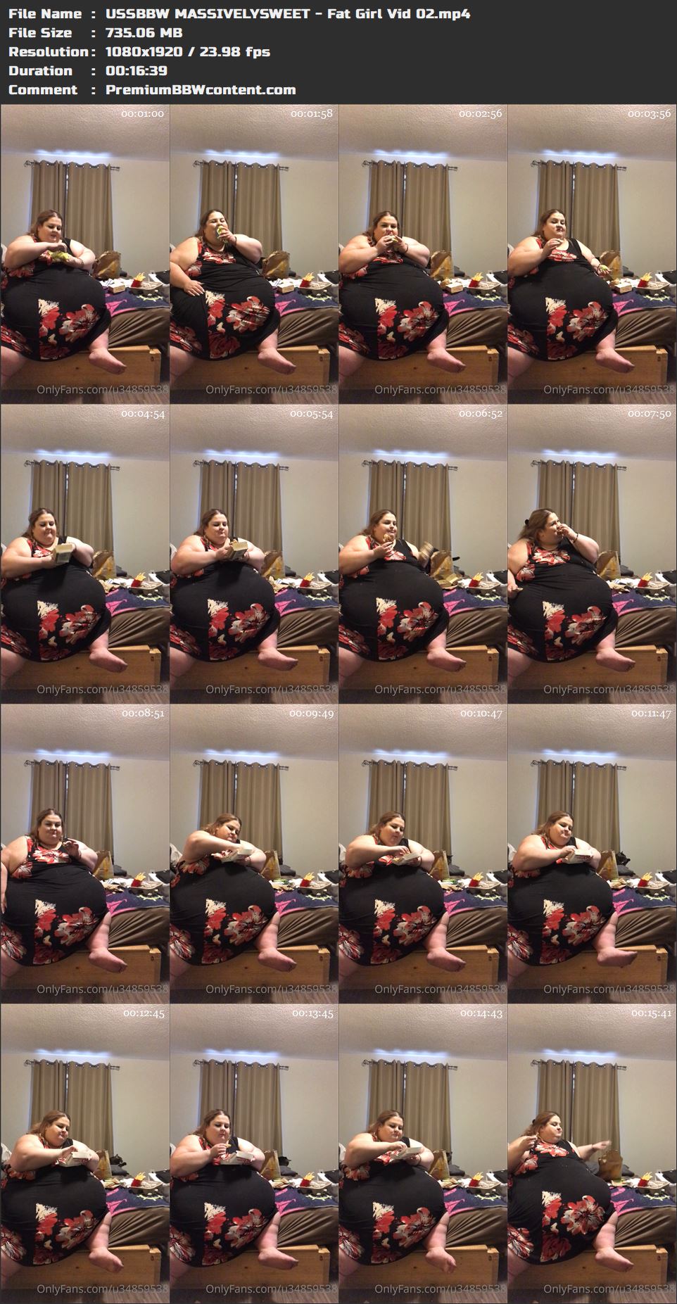 USSBBW MASSIVELYSWEET - Fat Girl Vid 02 thumbnails