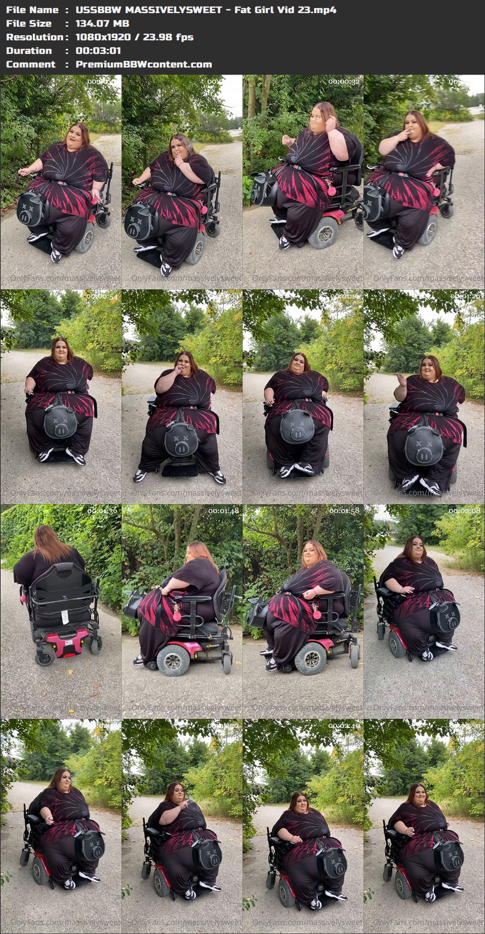 USSBBW MASSIVELYSWEET - Fat Girl Vid 23 thumbnails