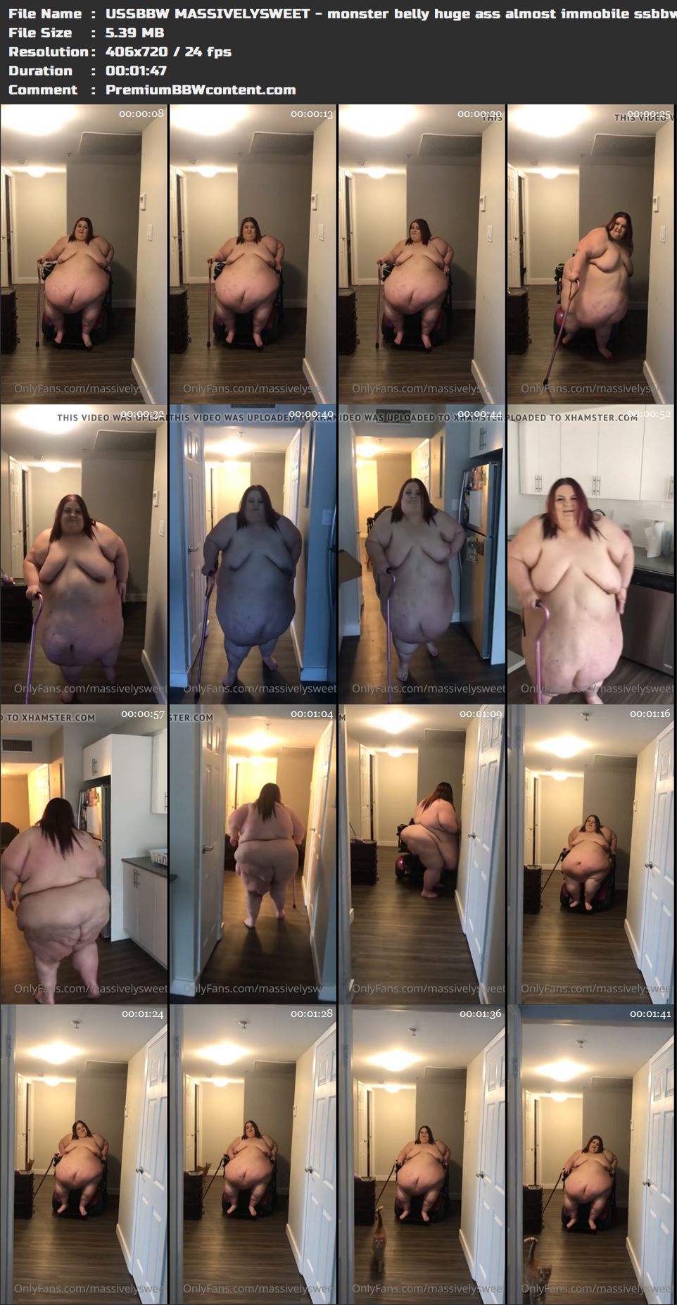 USSBBW MASSIVELYSWEET - monster belly huge ass almost immobile ssbbw thumbnails