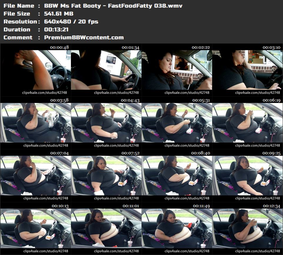 BBW Ms Fat Booty - FastFoodFatty 038 thumbnails