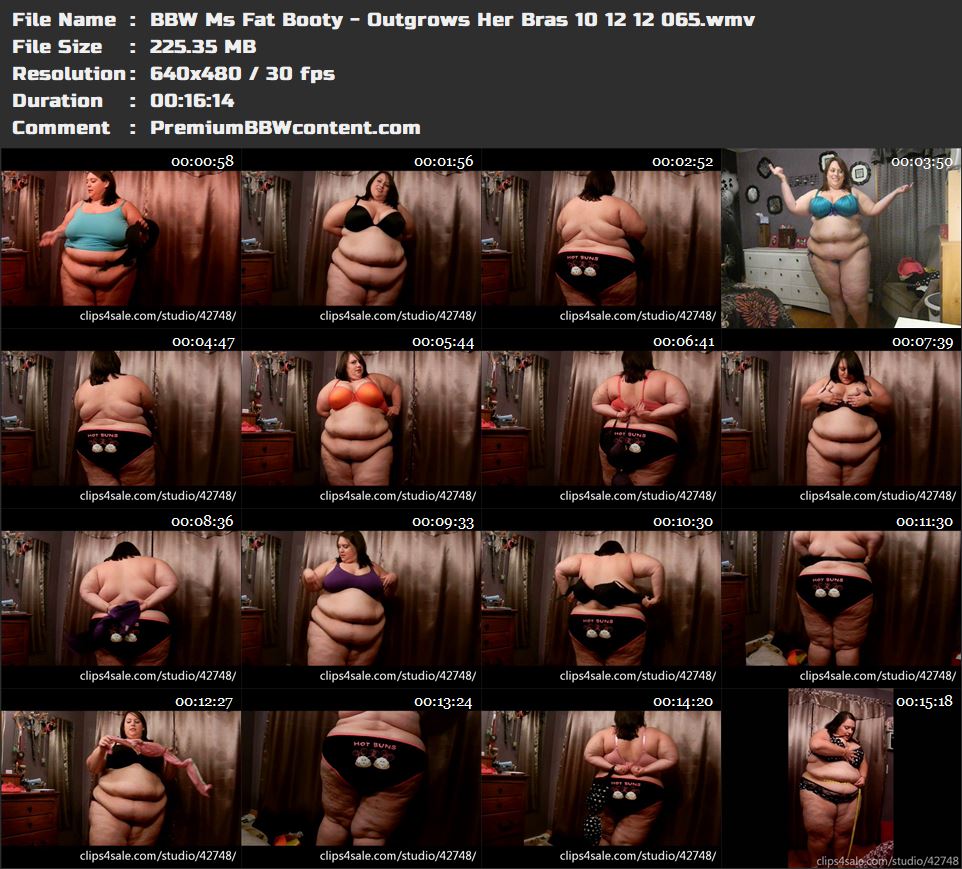 BBW Ms Fat Booty - Outgrows Her Bras 10 12 12 065 thumbnails