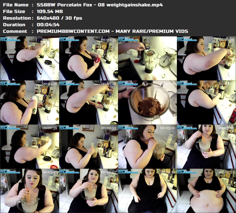 SSBBW Porcelain Fox - 08 weightgainshake thumbnails