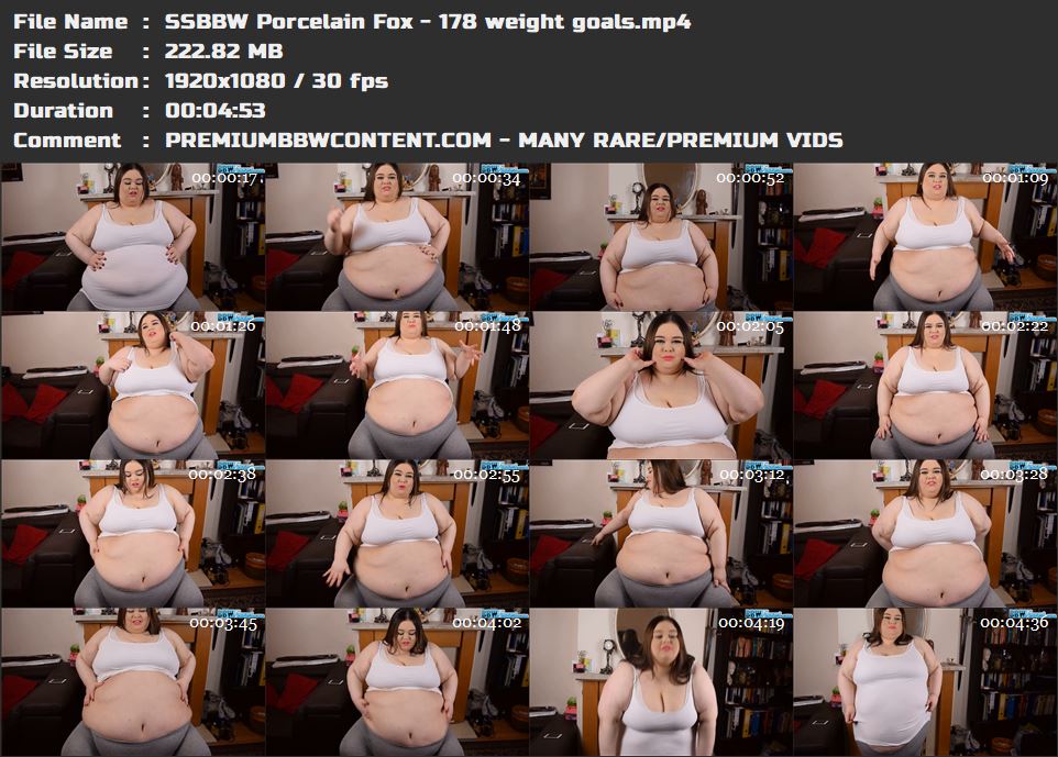 SSBBW Porcelain Fox - 178 weight goals thumbnails