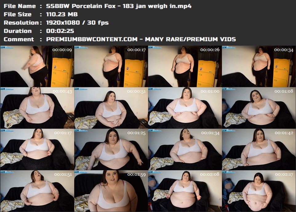 SSBBW Porcelain Fox - 183 jan weigh in thumbnails
