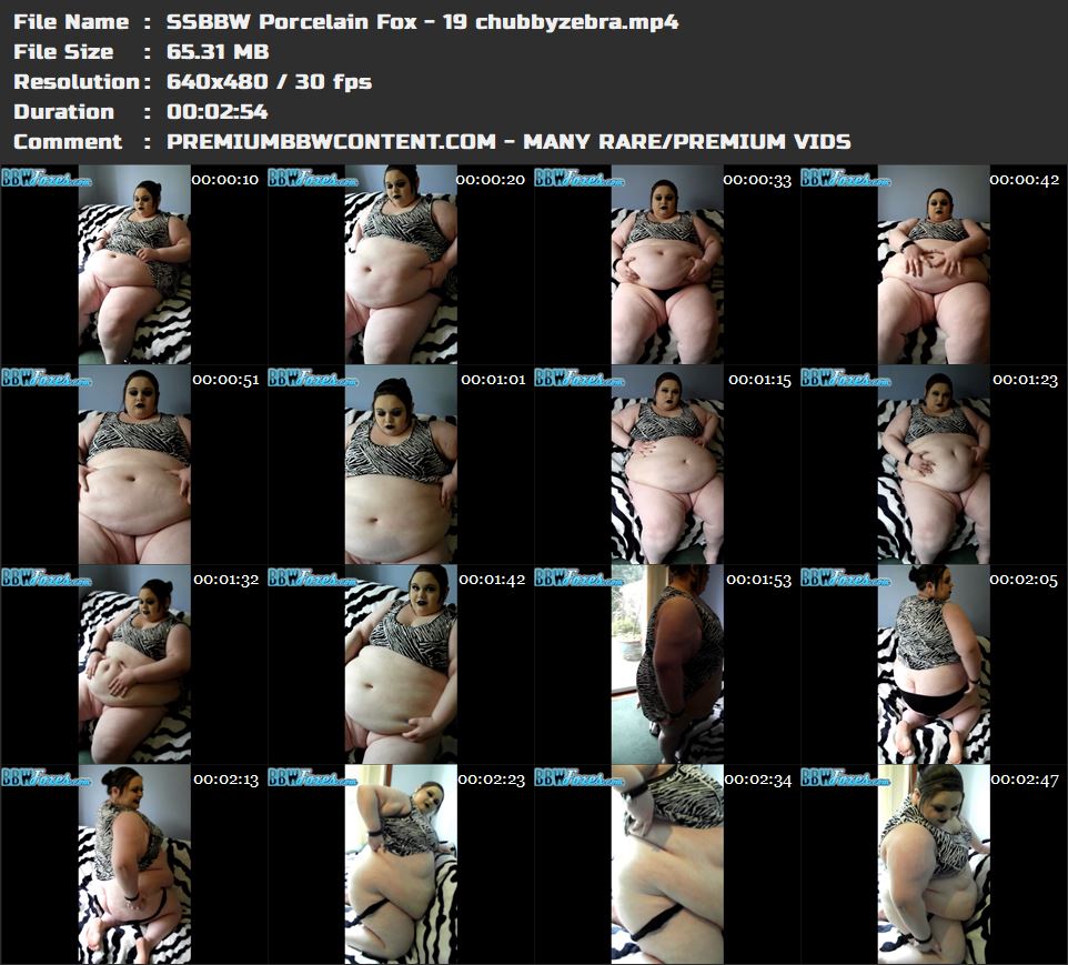 SSBBW Porcelain Fox - 19 chubbyzebra thumbnails