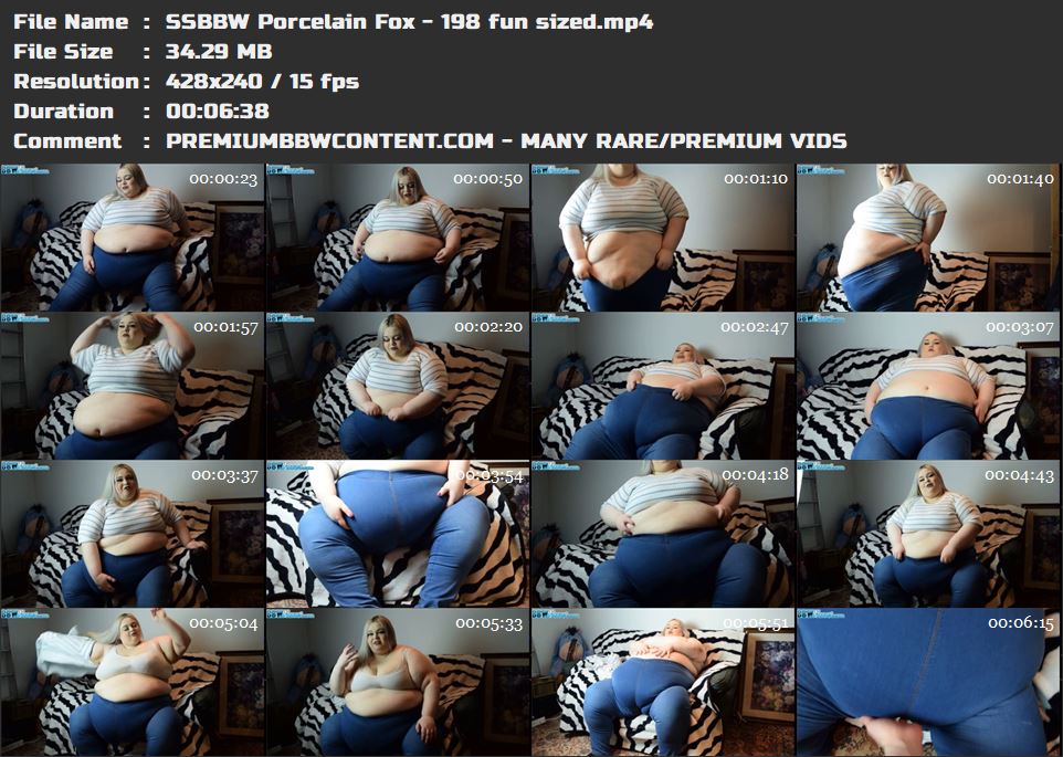 SSBBW Porcelain Fox - 198 fun sized thumbnails