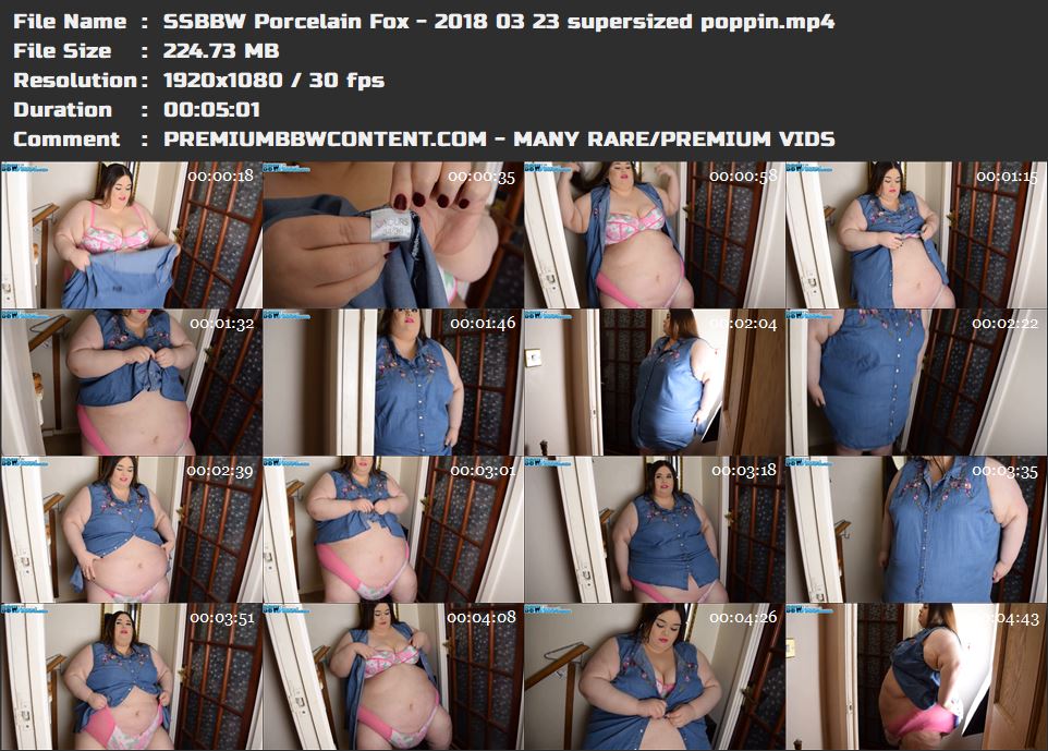 SSBBW Porcelain Fox - 2018 03 23 supersized poppin thumbnails