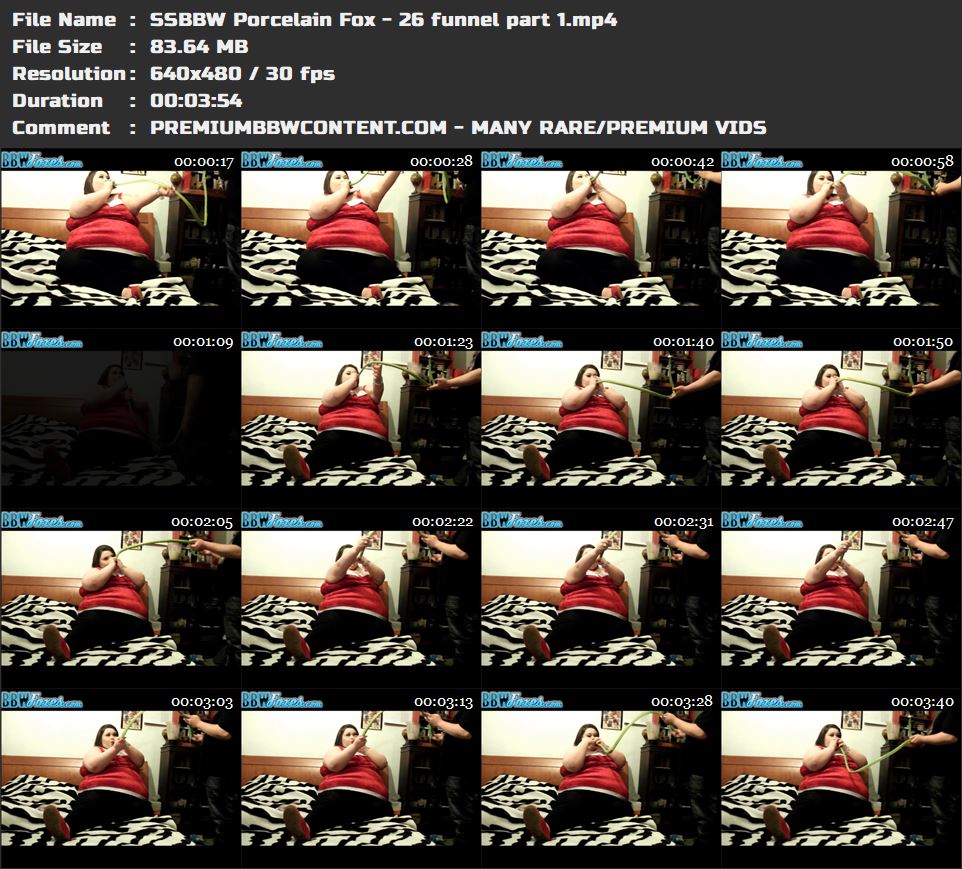 SSBBW Porcelain Fox - 26 funnel part 1 thumbnails
