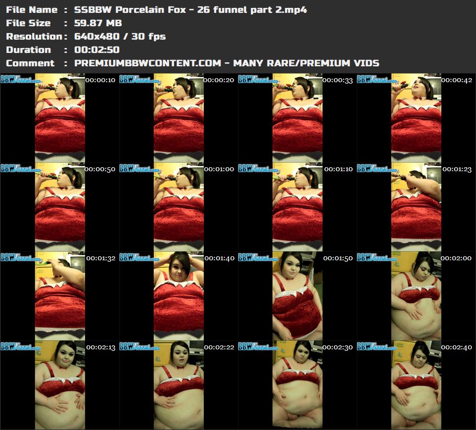 SSBBW Porcelain Fox - 26 funnel part 2 thumbnails