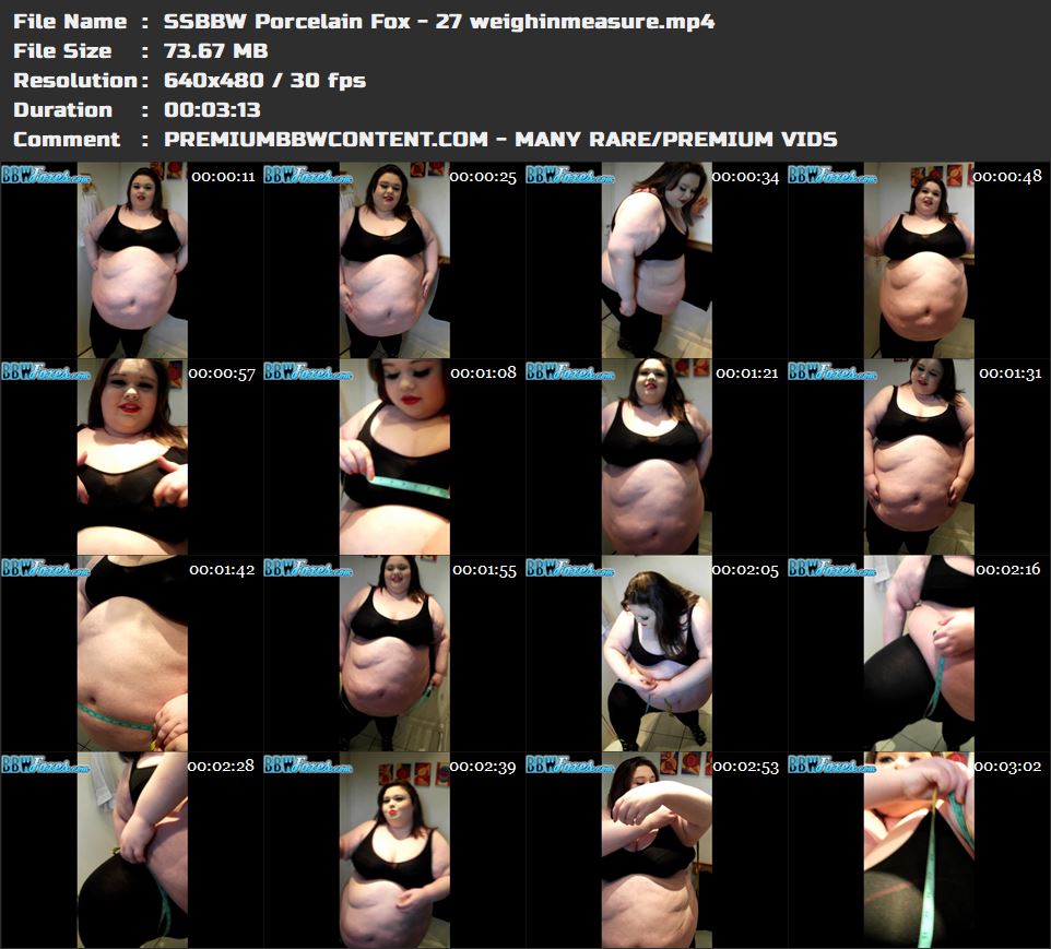 SSBBW Porcelain Fox - 27 weighinmeasure thumbnails