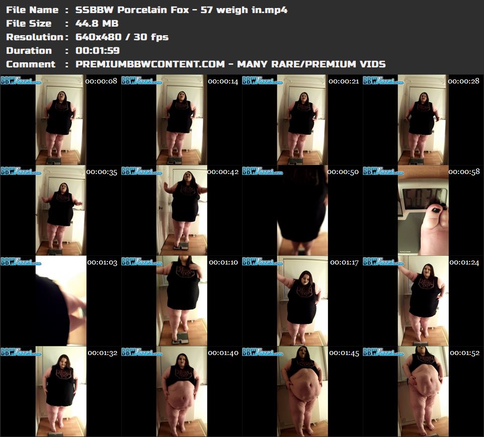 SSBBW Porcelain Fox - 57 weigh in thumbnails