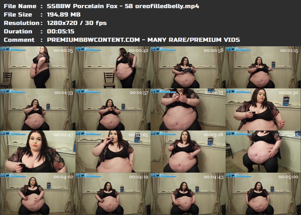 SSBBW Porcelain Fox - 58 oreofilledbelly thumbnails