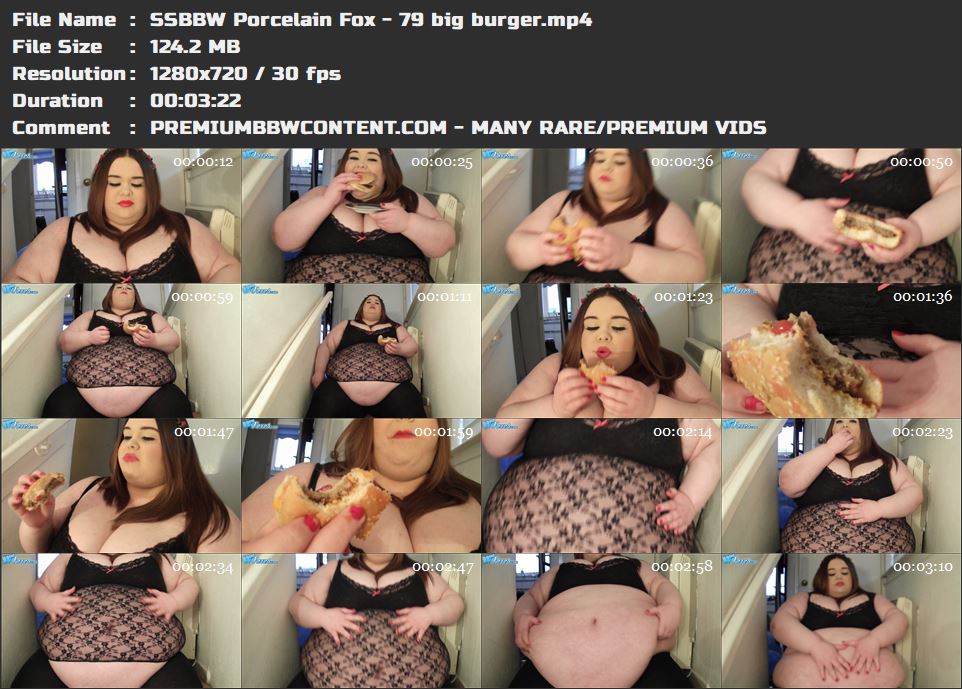 SSBBW Porcelain Fox - 79 big burger thumbnails