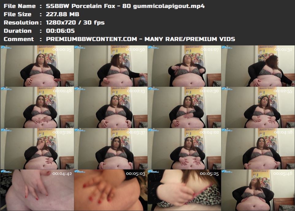 SSBBW Porcelain Fox - 80 gummicolapigout thumbnails
