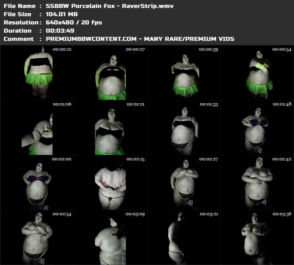 SSBBW Porcelain Fox - RaverStrip thumbnails