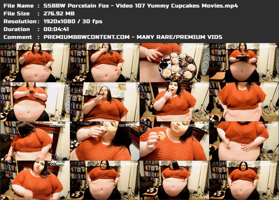 SSBBW Porcelain Fox - Video 107 Yummy Cupcakes Movies thumbnails