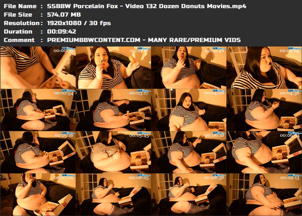 SSBBW Porcelain Fox - Video 132 Dozen Donuts Movies thumbnails