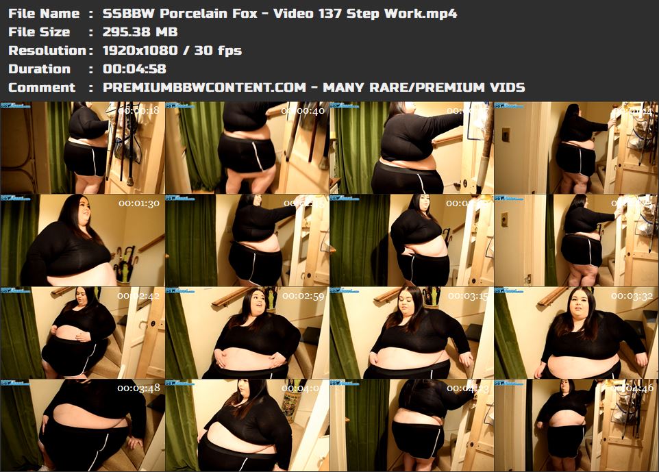 SSBBW Porcelain Fox - Video 137 Step Work thumbnails