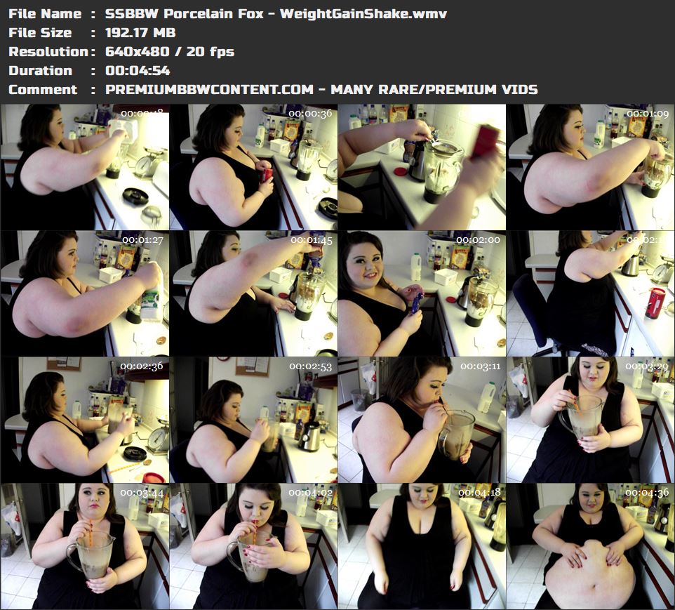 SSBBW Porcelain Fox - WeightGainShake thumbnails