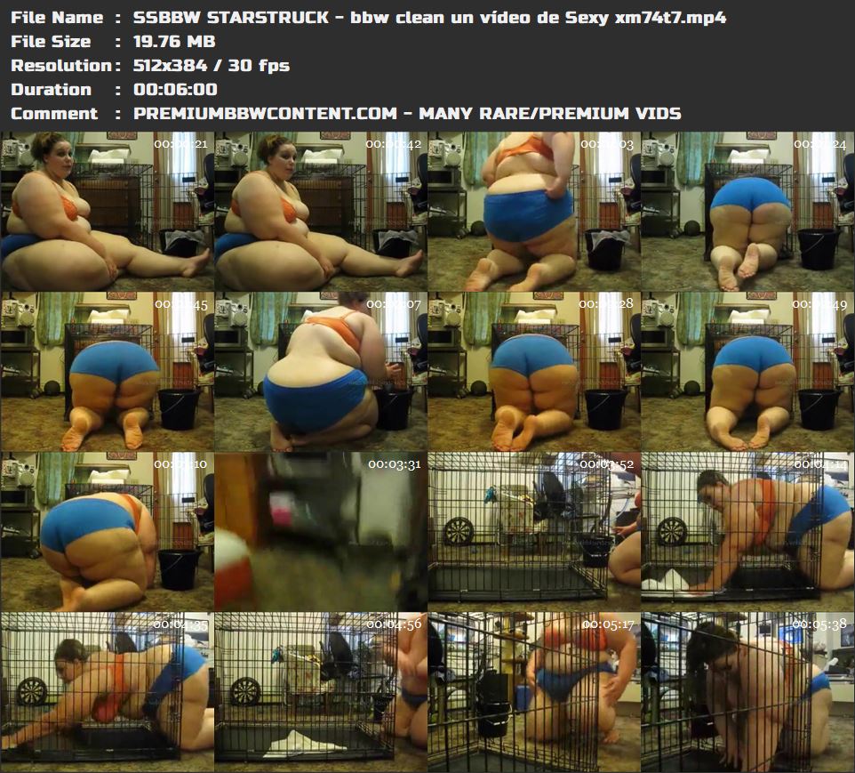 SSBBW STARSTRUCK - bbw clean un vÃ­deo de Sexy xm74t7 thumbnails