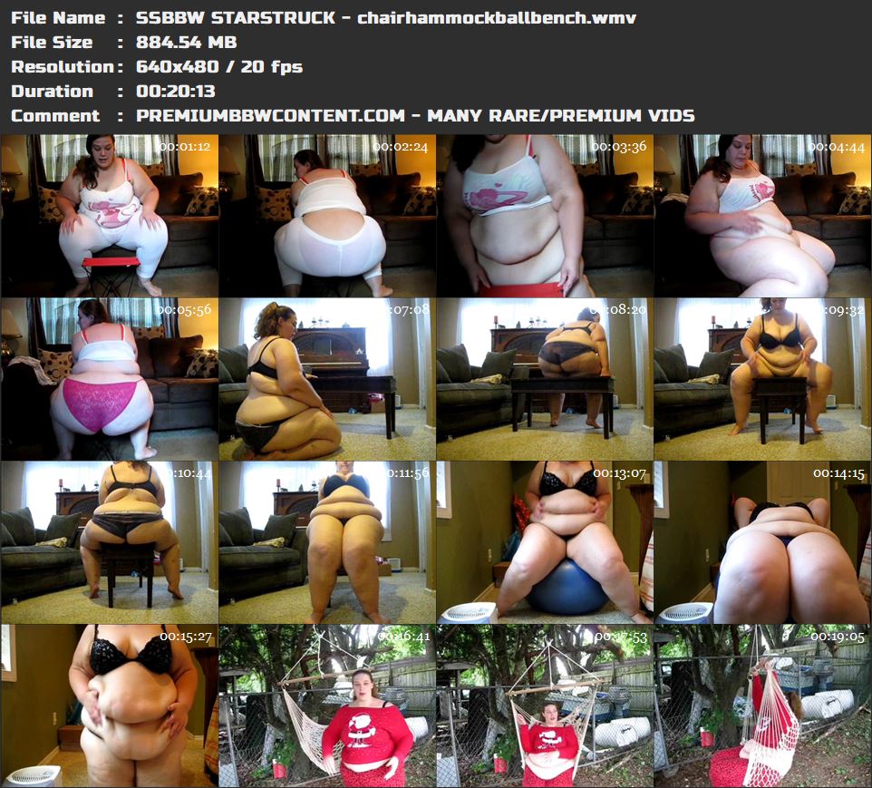 SSBBW STARSTRUCK - chairhammockballbench thumbnails