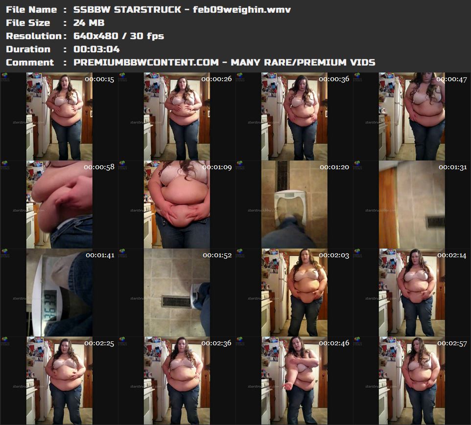 SSBBW STARSTRUCK - feb09weighin thumbnails