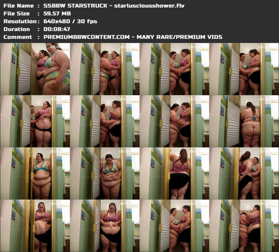 SSBBW STARSTRUCK - starlusciousshower thumbnails