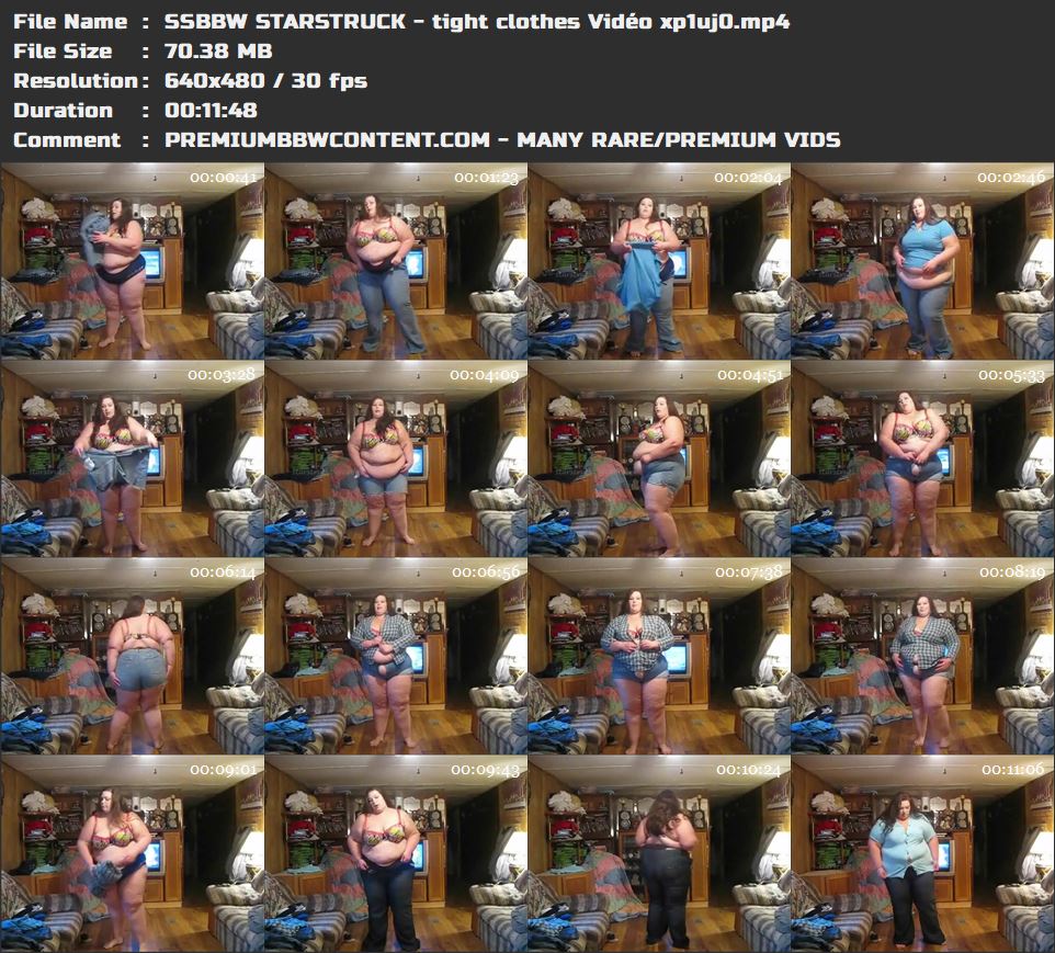 SSBBW STARSTRUCK - tight clothes VidÃ©o xp1uj0 thumbnails