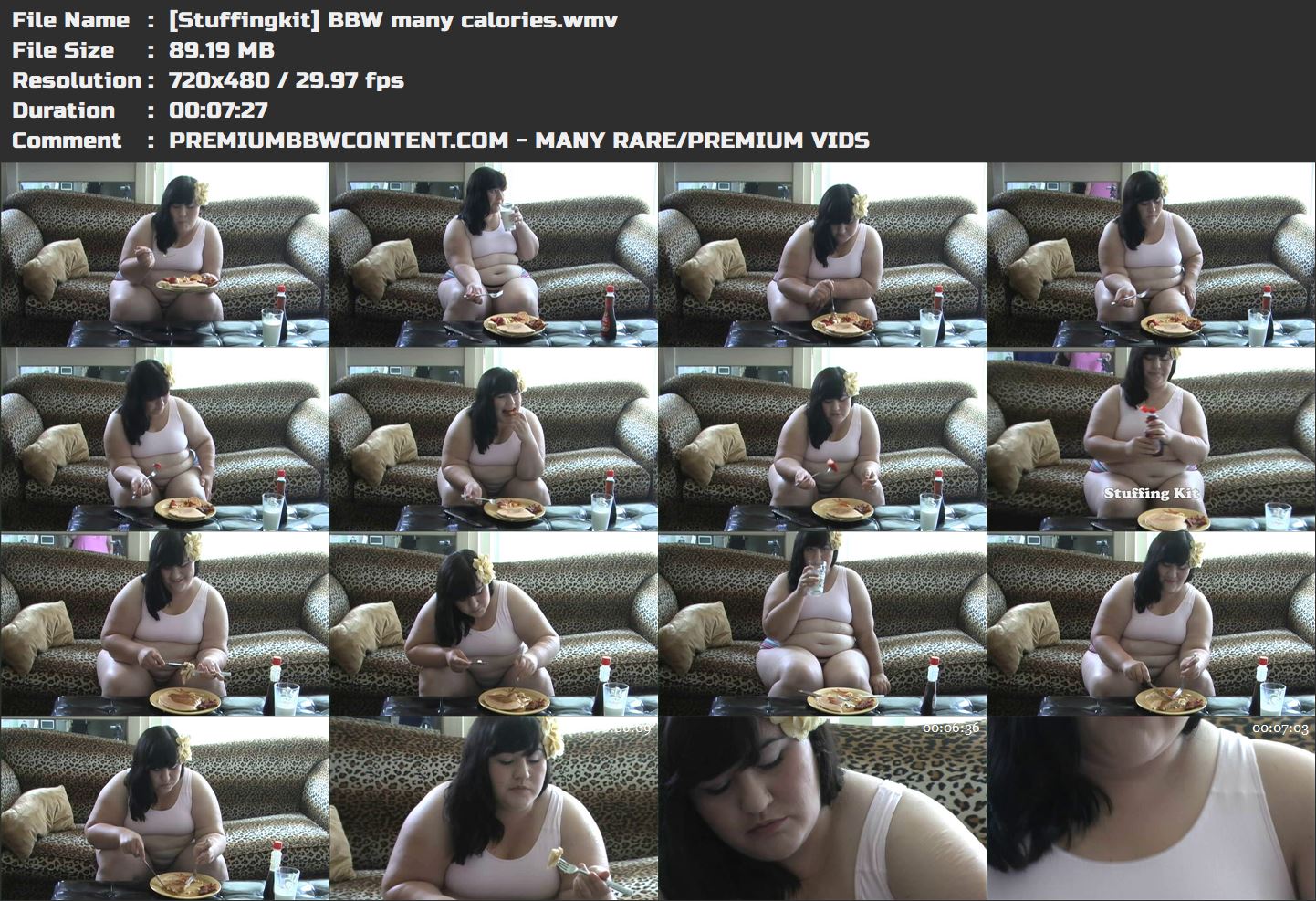 [Stuffingkit] BBW many calories thumbnails