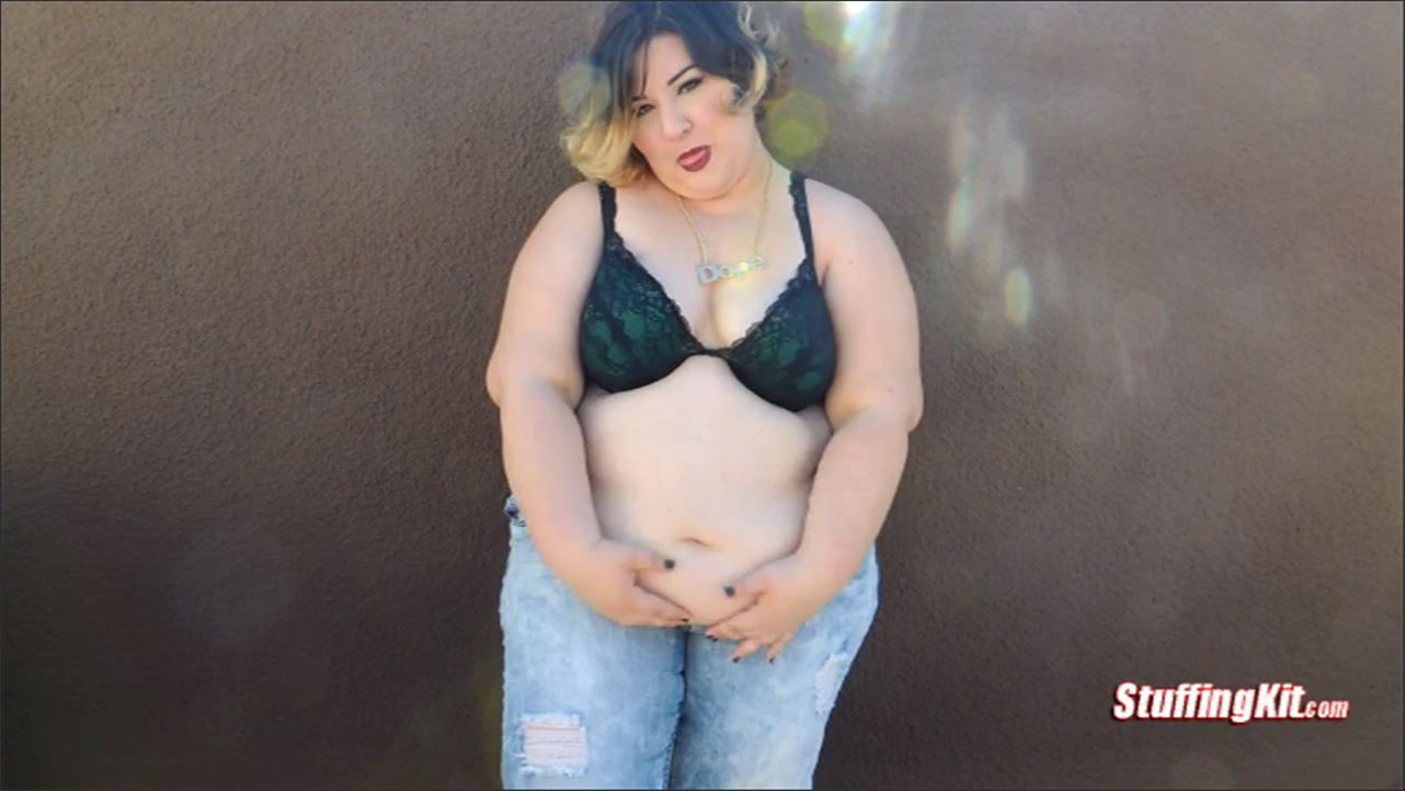 [Stuffingkit] BBW public tight jeans