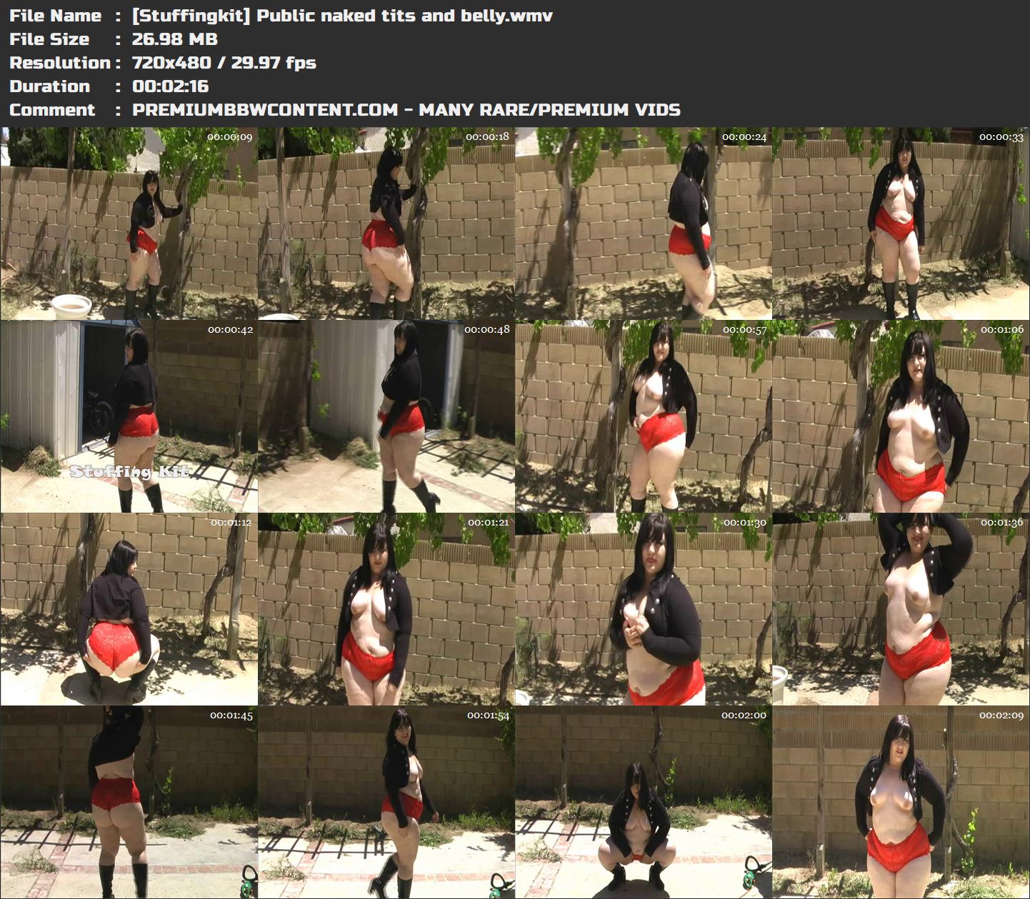 [Stuffingkit] Public naked tits and belly thumbnails