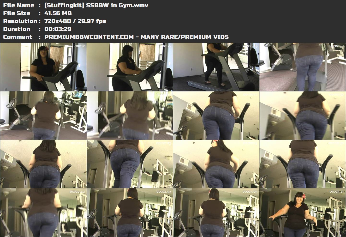 [Stuffingkit] SSBBW in Gym thumbnails