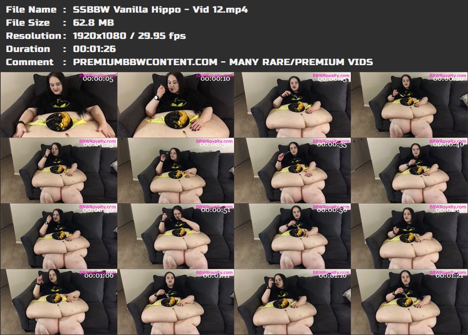 SSBBW Vanilla Hippo - Vid 12 thumbnails