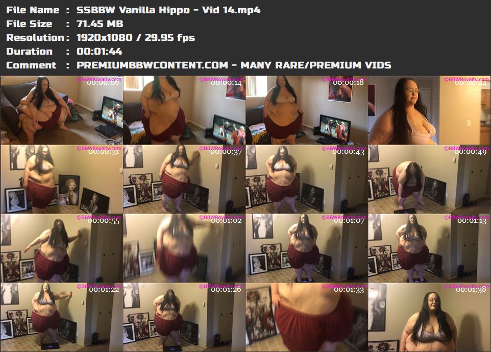 SSBBW Vanilla Hippo - Vid 14 thumbnails