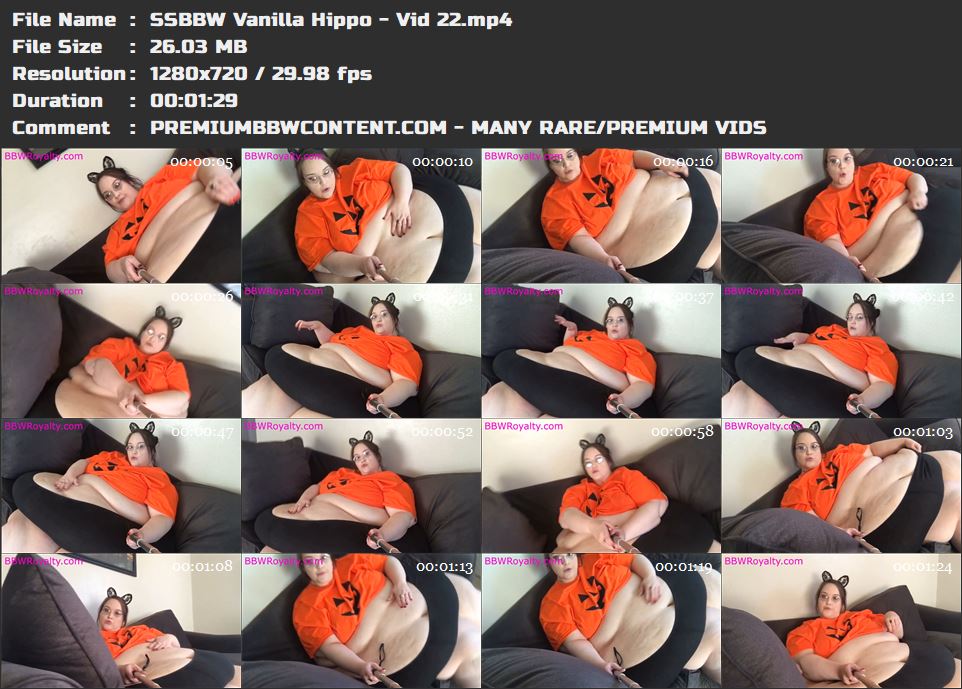 SSBBW Vanilla Hippo - Vid 22 thumbnails