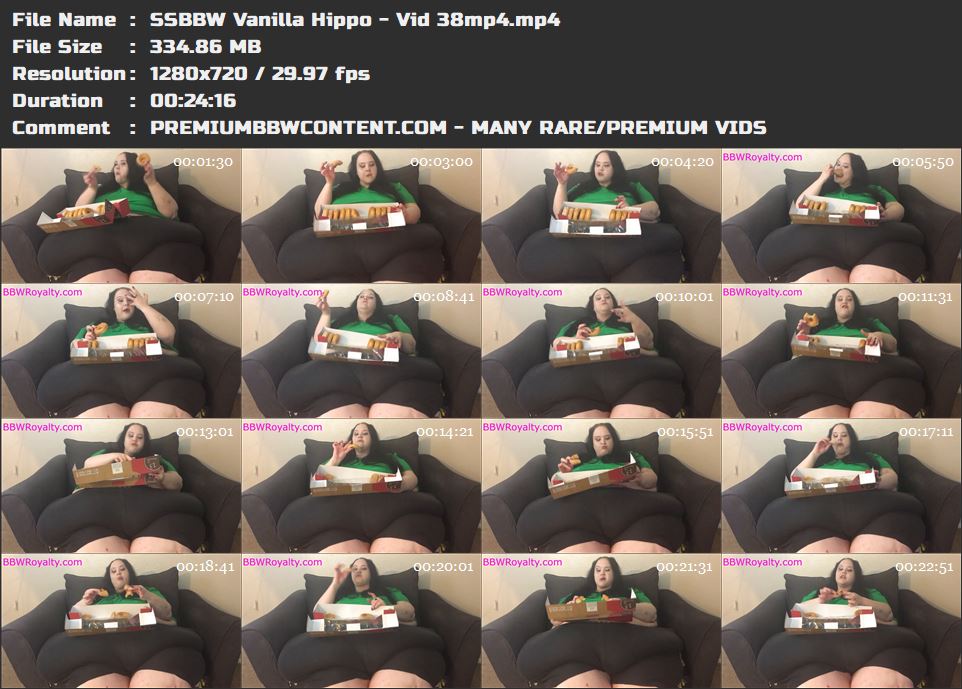 SSBBW Vanilla Hippo - Vid 38mp4 thumbnails
