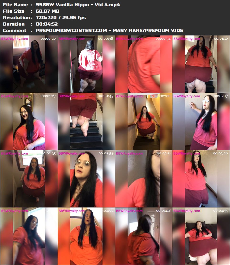 SSBBW Vanilla Hippo - Vid 4 thumbnails