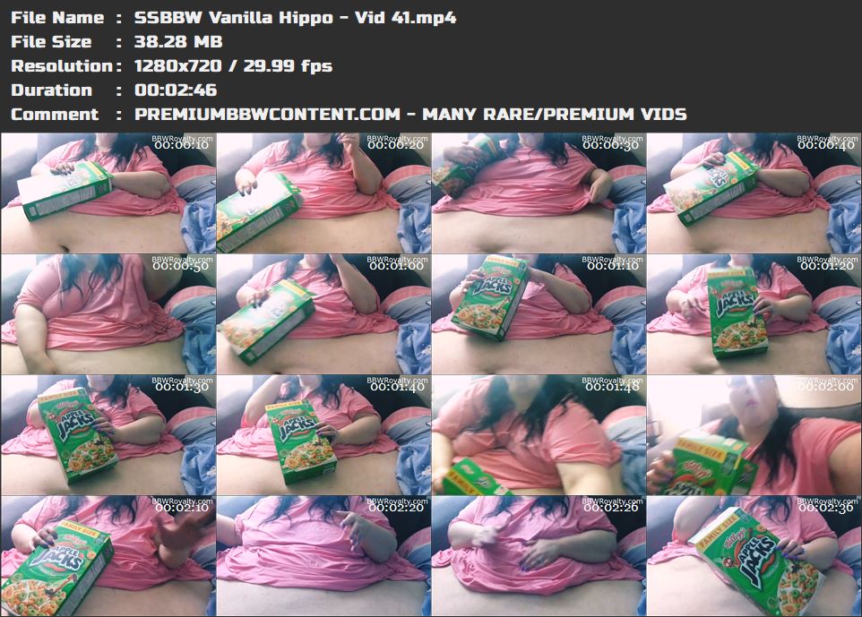 SSBBW Vanilla Hippo - Vid 41 thumbnails