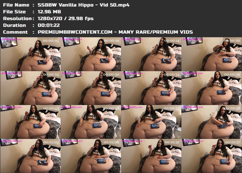 SSBBW Vanilla Hippo - Vid 50 thumbnails