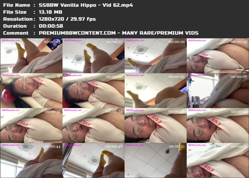 SSBBW Vanilla Hippo - Vid 62 thumbnails