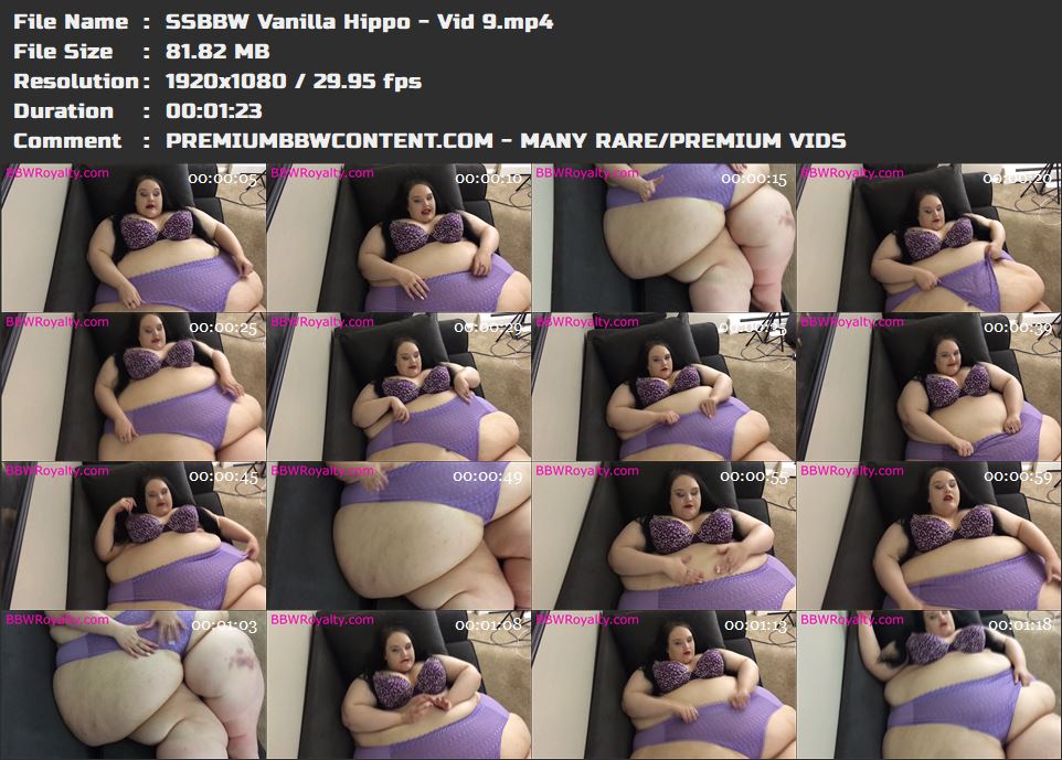SSBBW Vanilla Hippo - Vid 9 thumbnails