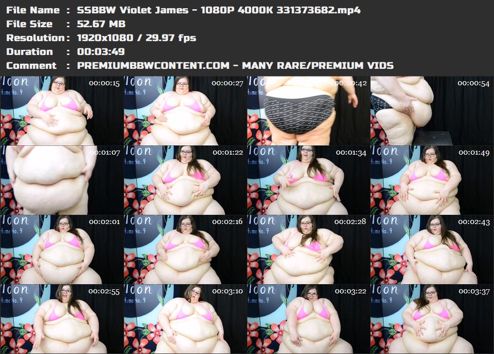 SSBBW Violet James - 1080P 4000K 331373682 thumbnails
