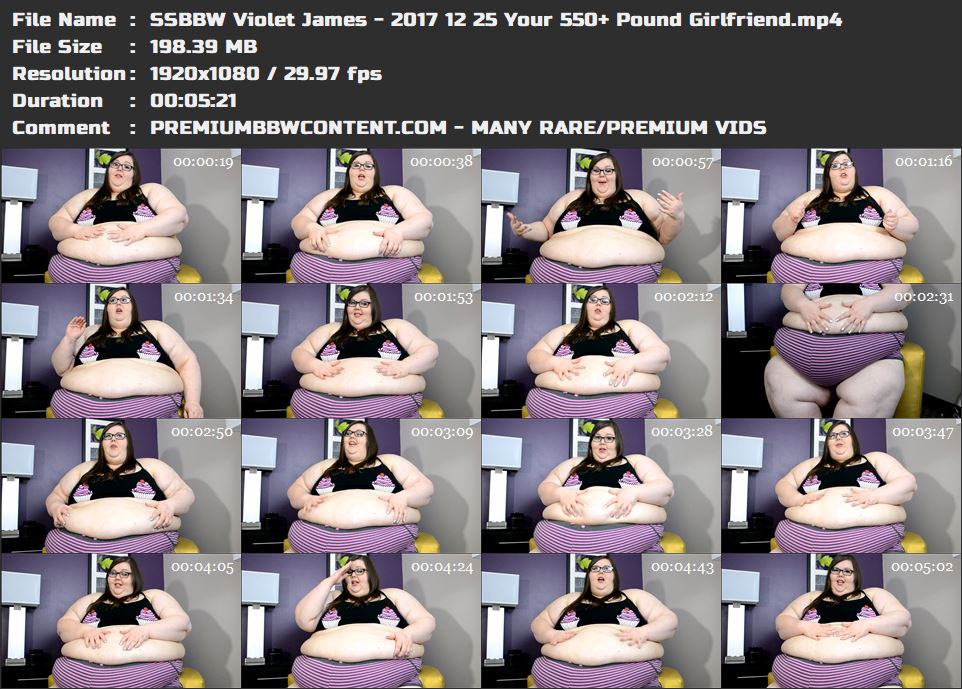 SSBBW Violet James - 2017 12 25 Your 550+ Pound Girlfriend thumbnails