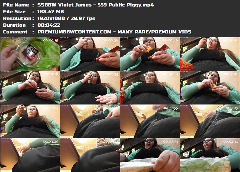 SSBBW Violet James - 559 Public Piggy thumbnails