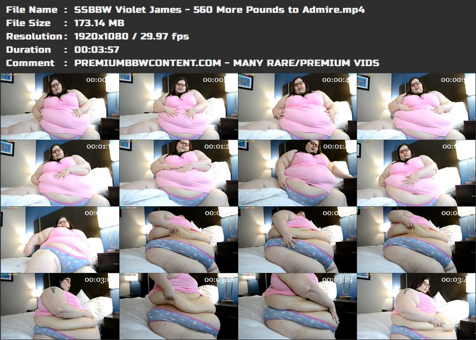 SSBBW Violet James - 560 More Pounds to Admire thumbnails