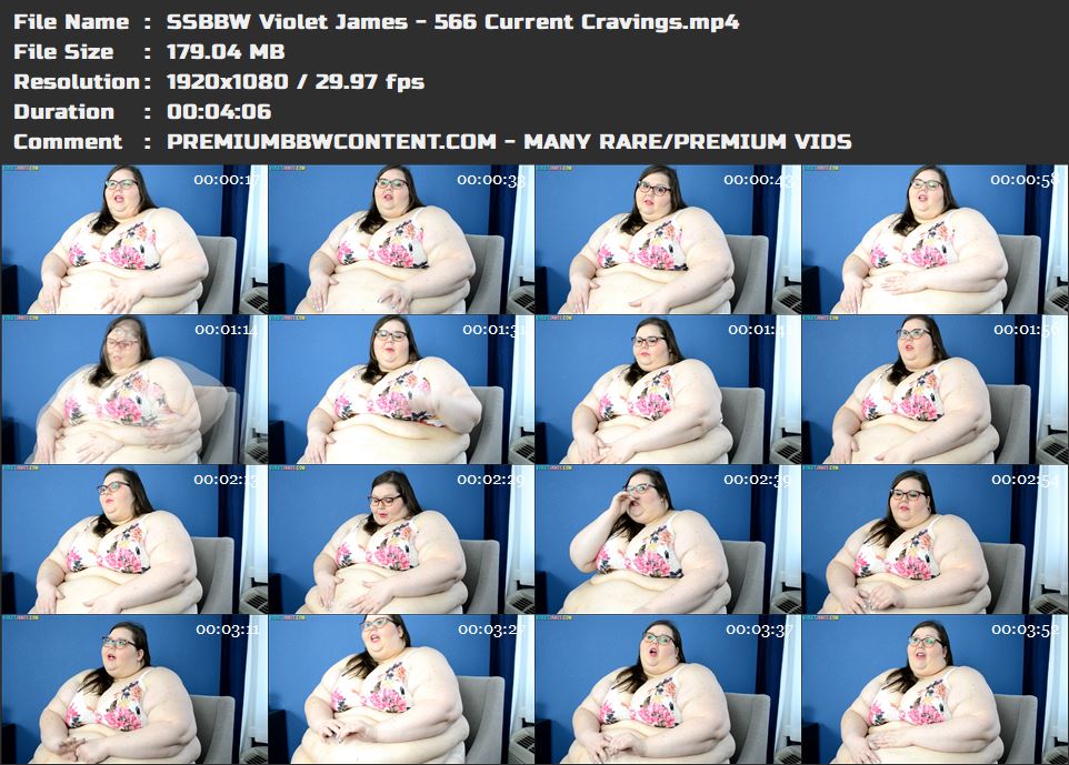 SSBBW Violet James - 566 Current Cravings thumbnails